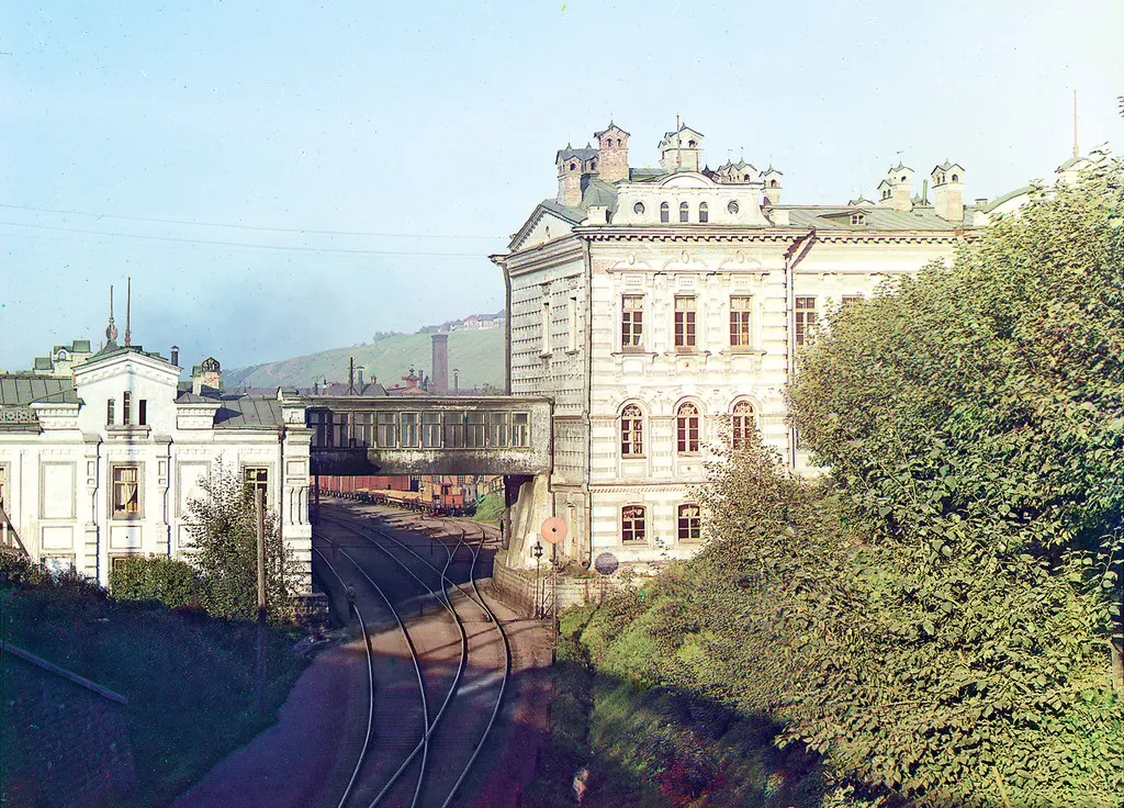 Дом Управления Уральских железных дорог. Фото Прокудина-Горского / The House of the Ural Railways Department